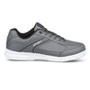KR Strikeforce Flyer Lite - Men's Athletic Bowling Shoes (Black / Slate Grey - Side)