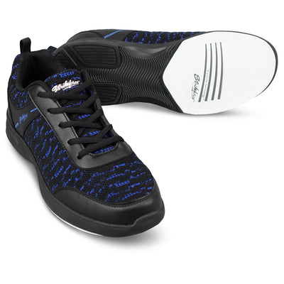 KR Strikeforce Flyer Mesh Lite - Men's Casual Bowling Shoes (Black / Royal - Pair)