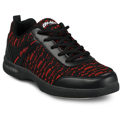 KR Strikeforce Flyer Mesh Lite - Men's Casual Bowling Shoes (Black / Cardinal)