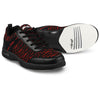 KR Strikeforce Flyer Mesh Lite - Men's Casual Bowling Shoes (Black / Cardinal - Pair)