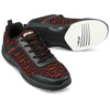 KR Strikeforce Flyer Mesh Lite - Men's Casual Bowling Shoes (Black / Cardinal - Pair)