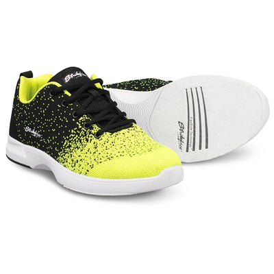 KR Strikeforce Galaxy - Men's Athletic Bowling Shoes (Black / Neon Yellow - Pair)