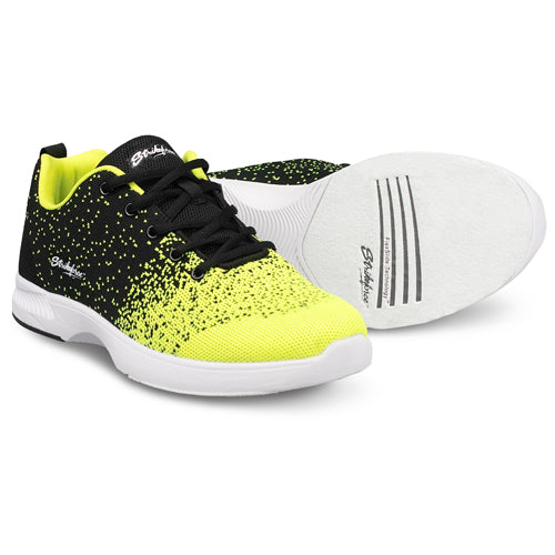 KR Strikeforce Galaxy - Men's Athletic Bowling Shoes (Black / Neon Yellow)