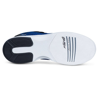 KR Strikeforce Aviator - Men's Athletic Bowling Shoes (Black / Blue - Slide Sole)