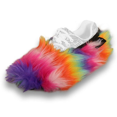 Master Fuzzy Shoe Covers (Rainbow)