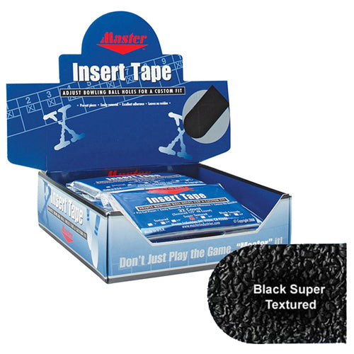 EMAX Pro Bowl Nastro Per Pollice Da Bowling – Performance Tape Pretagliato, Uscita Rapida, 40 Pezzi (Nero)