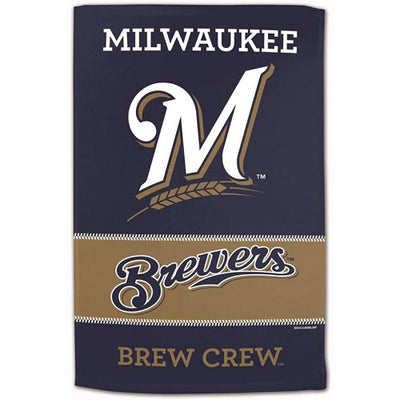 Master MLB Baseball Team Towel - Milwaukee Brewers
