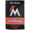 Master MLB Baseball Team Towel - Miami Marlins