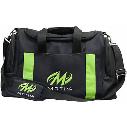 Motiv Shock - 2 Ball Tote Deluxe Bowling Bag (Black / Green)