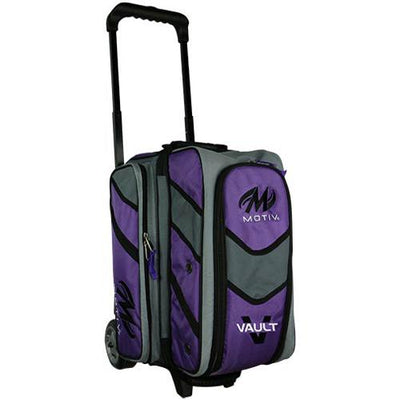Motiv Vault Double - 2 Ball Roller Bowling Bag (Purple)