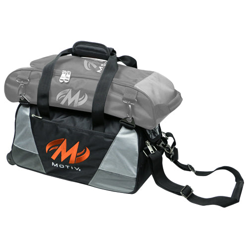 Motiv Ballistix - 2 Ball Tote Roller Bowling Bag (Black / Orange)