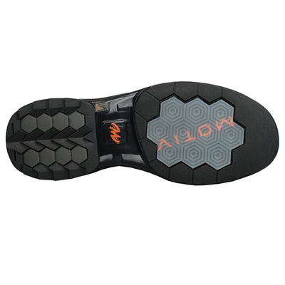 Motiv Propel (Black / Carbon / Orange) - Men's Performance Bowling Shoes (traction sole)