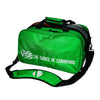 VISE Clear Top - 2 Ball Tote Plus Bowling Bag (Green)