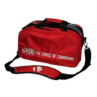 VISE Clear Top - 2 Ball Tote Plus Bowling Bag (Red)