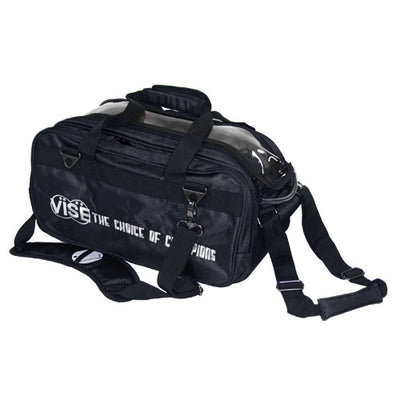 VISE Clear Top - 2 Ball Tote Roller Bowling Bag (Black)
