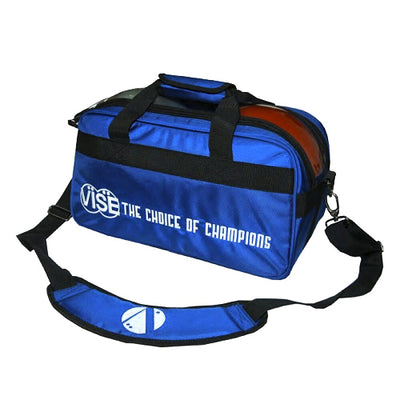VISE Clear Top - 2 Ball Tote Bowling Bag (Blue)