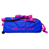 VISE Clear Top - 3 Ball Tote Roller Bowling Bag (Blue / Pink)