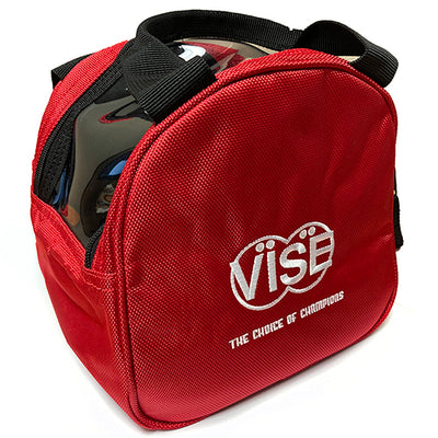 VISE Add-A-Bag - 1 Ball Add-On Bowling Bag (Red)